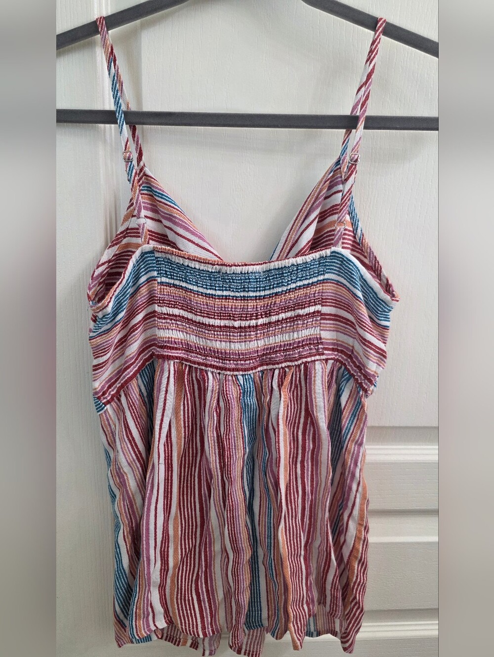 Maurices Striped Twist-front Babydoll Cami - Picture 2 of 3